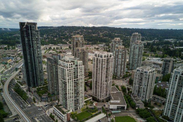 View of Buildings in British Columbia
